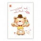 Preview: Geburtstagskarte - Postkarte "Cuddly Bear" ...weil ich dich mag. 10,5 x 14,8 cm