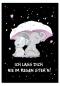 Preview: Postkarte "Ich lass Dich nie im Regen steh´n!" 10,5 x 14,8 cm