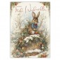 Preview: 20 VINTAGE WEIHNACHTSKARTEN "Weihnacht im Wald" , NOSTALGIE PUR. 4-Designs-im-Set-Postkarten
