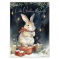 Preview: 20 VINTAGE WEIHNACHTSKARTEN "Weihnacht im Wald" , NOSTALGIE PUR. 4-Designs-im-Set-Postkarten