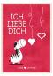 Preview: Postkarte "Ich liebe Dich - Zac das Zebra" 10,5 x 14,8 cm