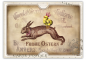 Preview: Vintage Osterkarte - Postkarte "CARTE POSTALE brown" 14,8 x 10,5 cm