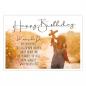 Preview: Geburtstagskarte " ♥ Ich wünsche Dir... ♥ Happy Birthday" Klappkarte incl. Umschlag