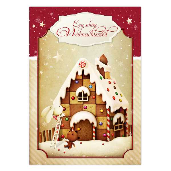 Postkarte "Jolly Christmas No. 1" 10,5 x 14,8 cm