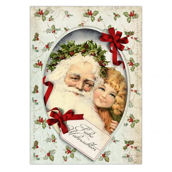 Postkarte " Vintage Christmas No. 3" 10,5 x 14,8 cm