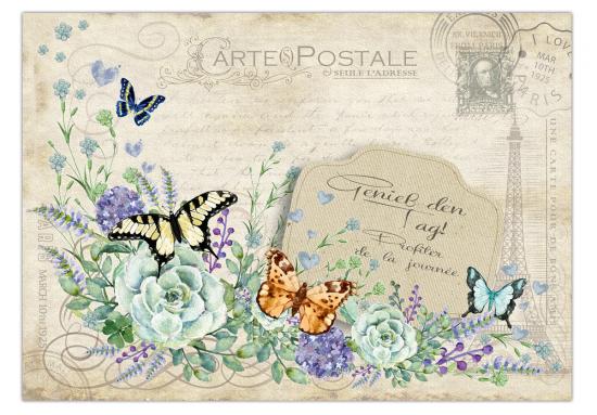 Postkarte " Vintage Romantic Card No. 2" 10,5 x 14,8 cm