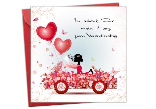 Valentinskarte " My Valentine No.1"