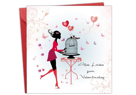 Valentinskarte " My Valentine No.6"