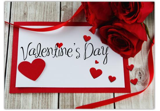 Karte Zum Valentinstag "Valentines Day" - Grußkartenwerk: Der Online