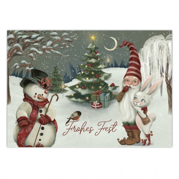 Weihnachtskarte  "Christmas Tale #2" Postkarte 10,5 x 14,8 cm
