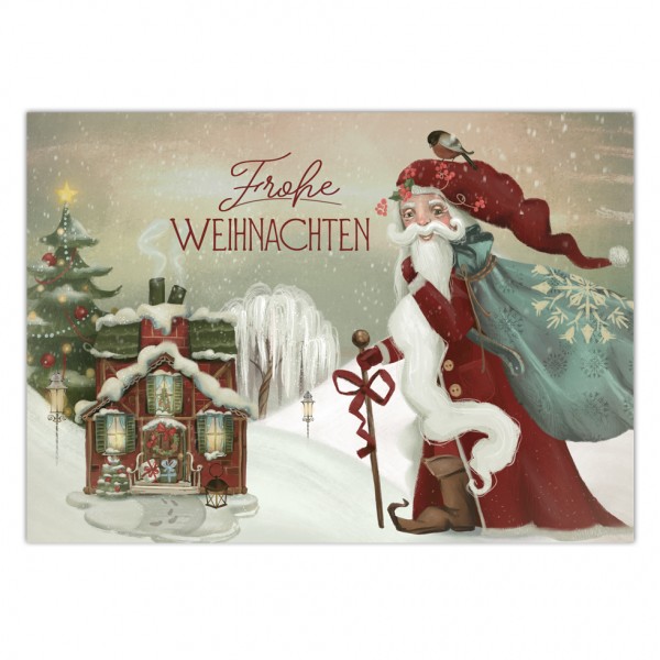 Weihnachtskarte  "Christmas Tale #3" Postkarte 10,5 x 14,8 cm