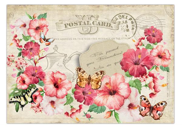 Postkarte " Vintage Romantic Card No. 3" 10,5 x 14,8 cm