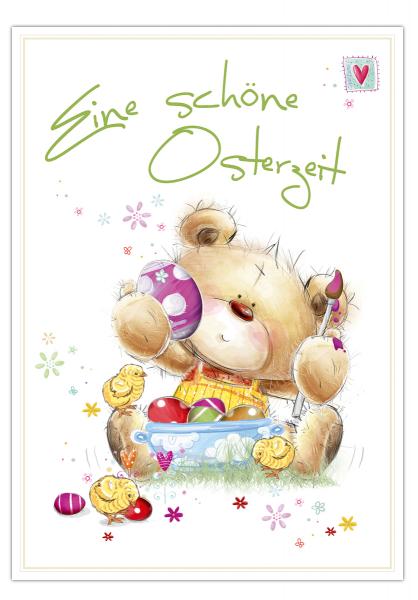 Osterkarte - Postkarte "Ostern mit Pelle #2" 14,8 x 10,5 cm
